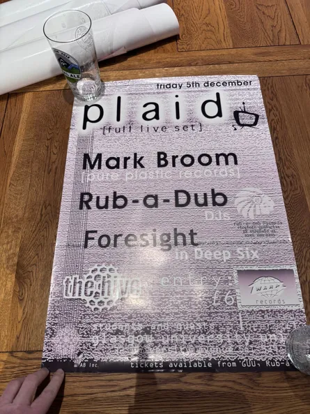 Plaid (Truff Live Set) with Mark Broom, Rub-a-Dub and Foresight
