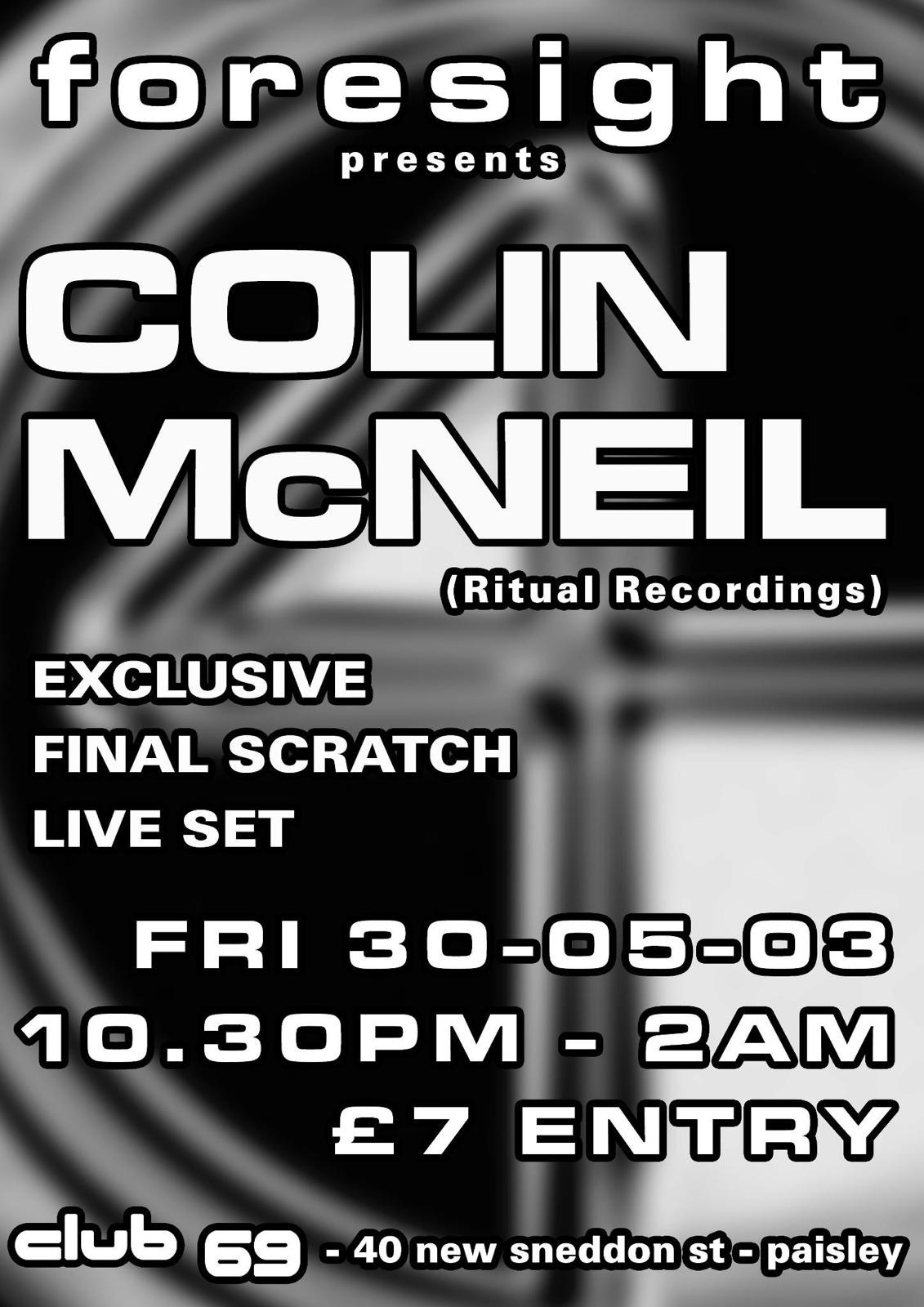 Foresight presents Colin McNeil on Final Scratch